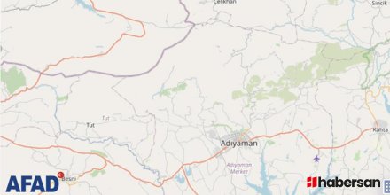 Adıyaman'da 4.4 büyüklüğünde deprem meydana geldi !
