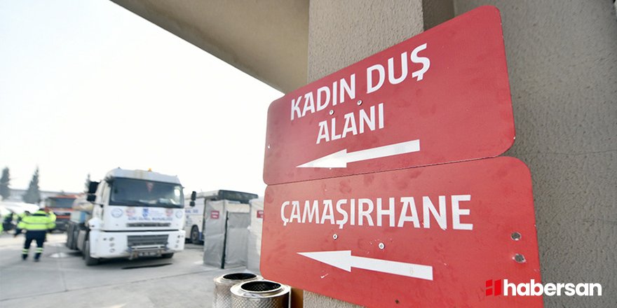Ankara Büyükşehir Belediyesinin sabit duş bölgeleri hizmete başladı.