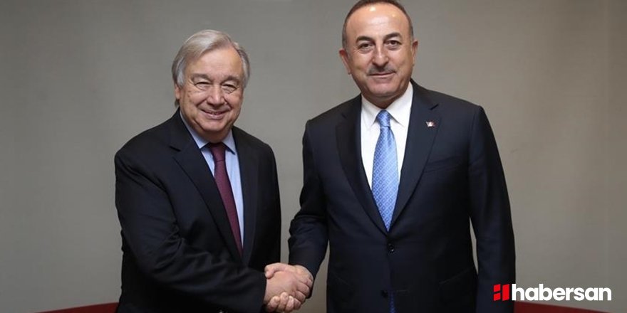 Dışişleri Bakanı Mevlüt Çavuşoğlu BM Genel Sekreteri Guterres ile telefon görüşmesi gerçekleştirdi!