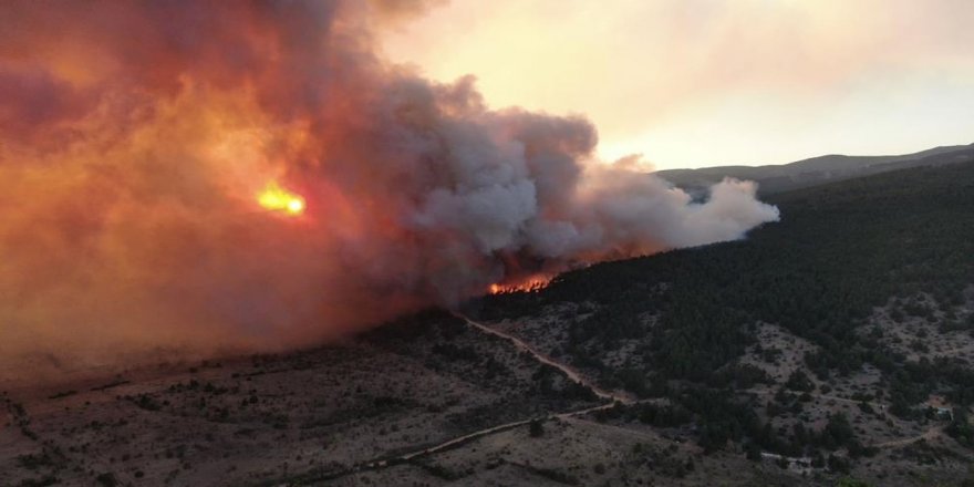 Ilgaz yangını: 4 Köy tahliye edildi, Ekipler mücadele ediyor