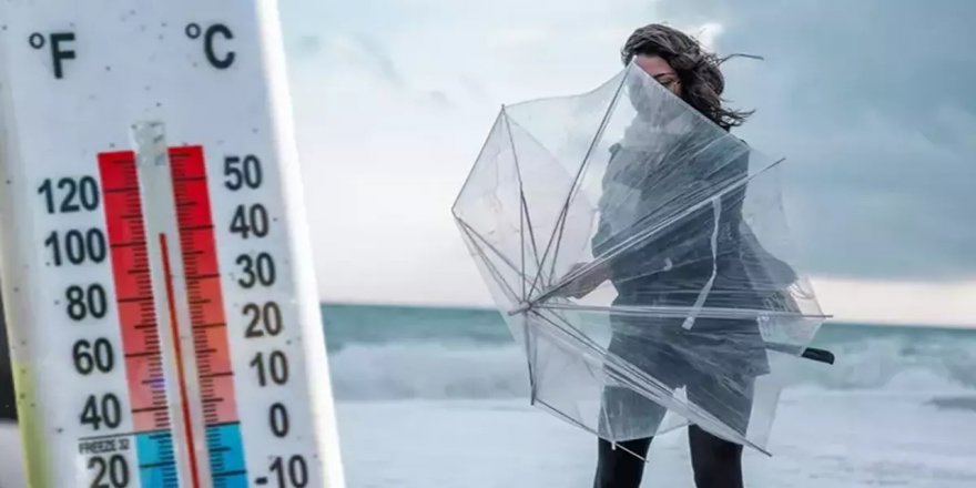 Meteoroloji'den Şiddetli yağış ve Kuvvetli rüzgâr uyarısı