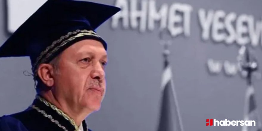 Recep Tayyip Erdoğan'ın Marmara Üniversitesine ilişkin  'diploması' açıklaması