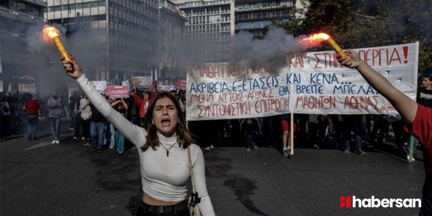 Yunanistan vatandaşları genel greve gitti! On binlerce insan sokaklarda! Hayat felç oldu