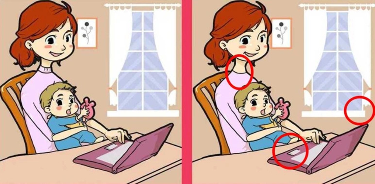 İki resim arasındaki gizemli farkları bul, Zekâ testini geç