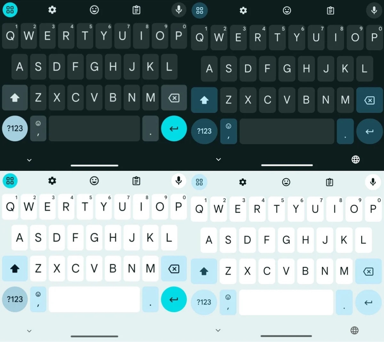 Gboard'da Estetik ve İşlevsellik bir arada: Yeni dinamik renk teması