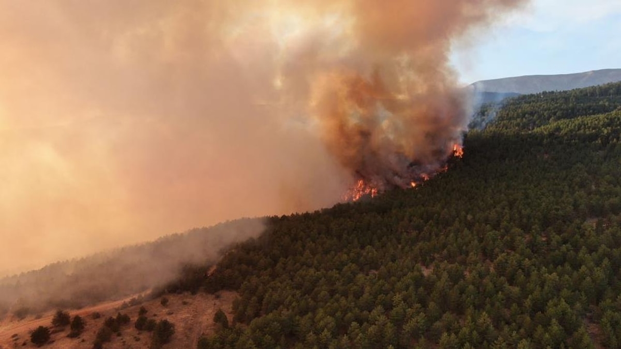 Ilgaz yangını: 4 Köy tahliye edildi, Ekipler mücadele ediyor
