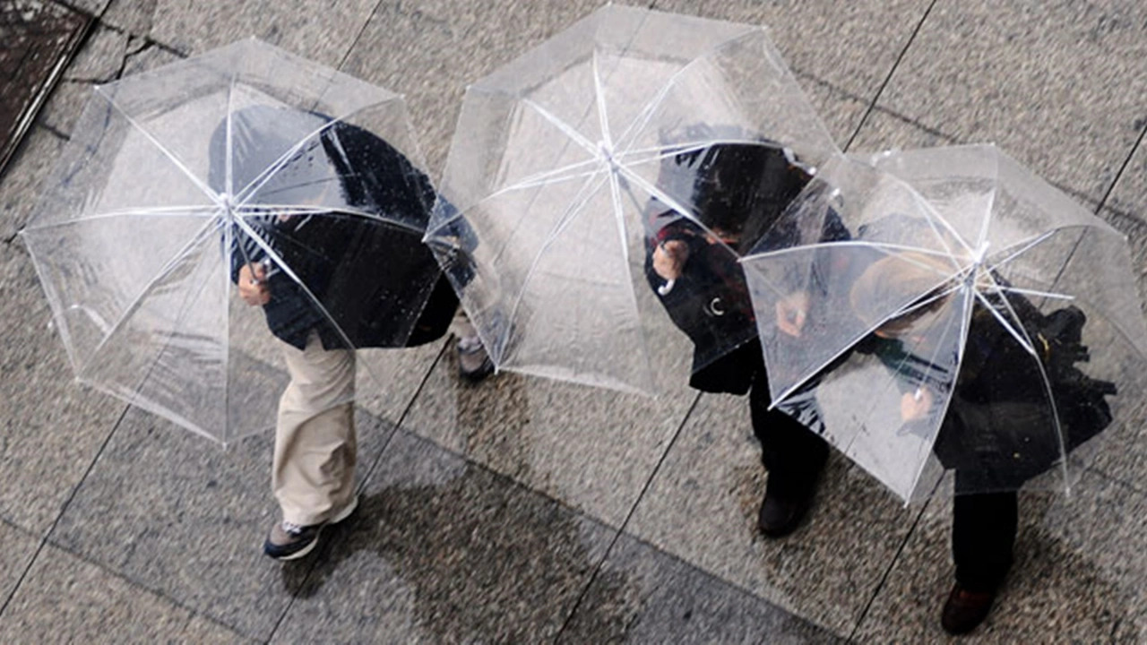 Meteoroloji'den Şiddetli yağış ve Kuvvetli rüzgâr uyarısı