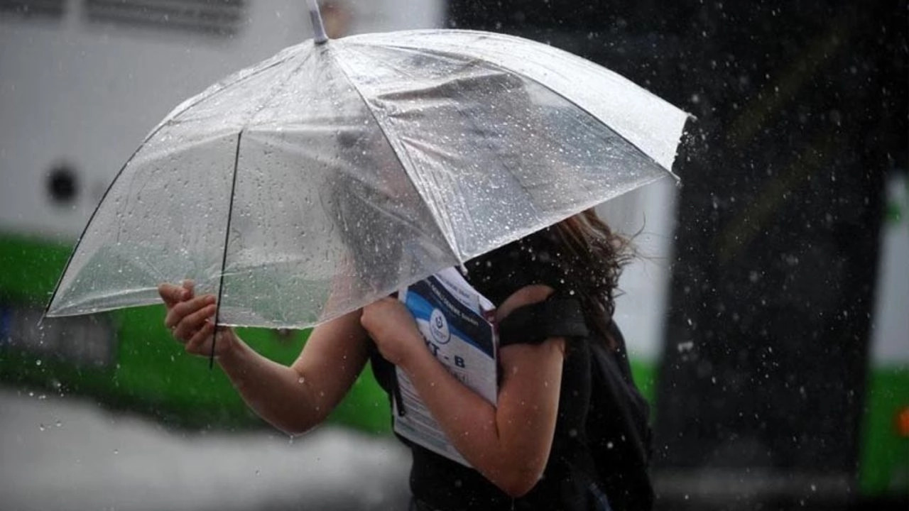 Meteoroloji'den Şiddetli yağış ve Kuvvetli rüzgâr uyarısı