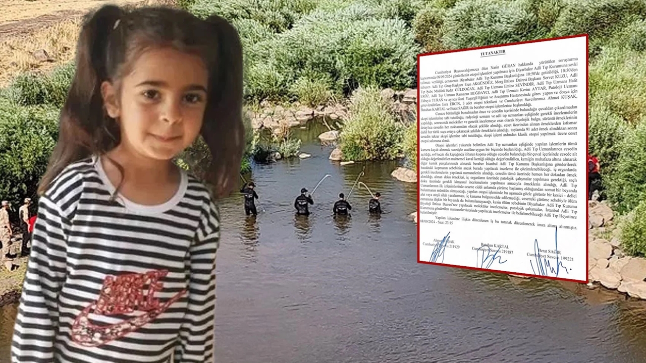Narin Güran'ın Çuval içindeki cansız bedeni ve Şok edici otopsi raporu
