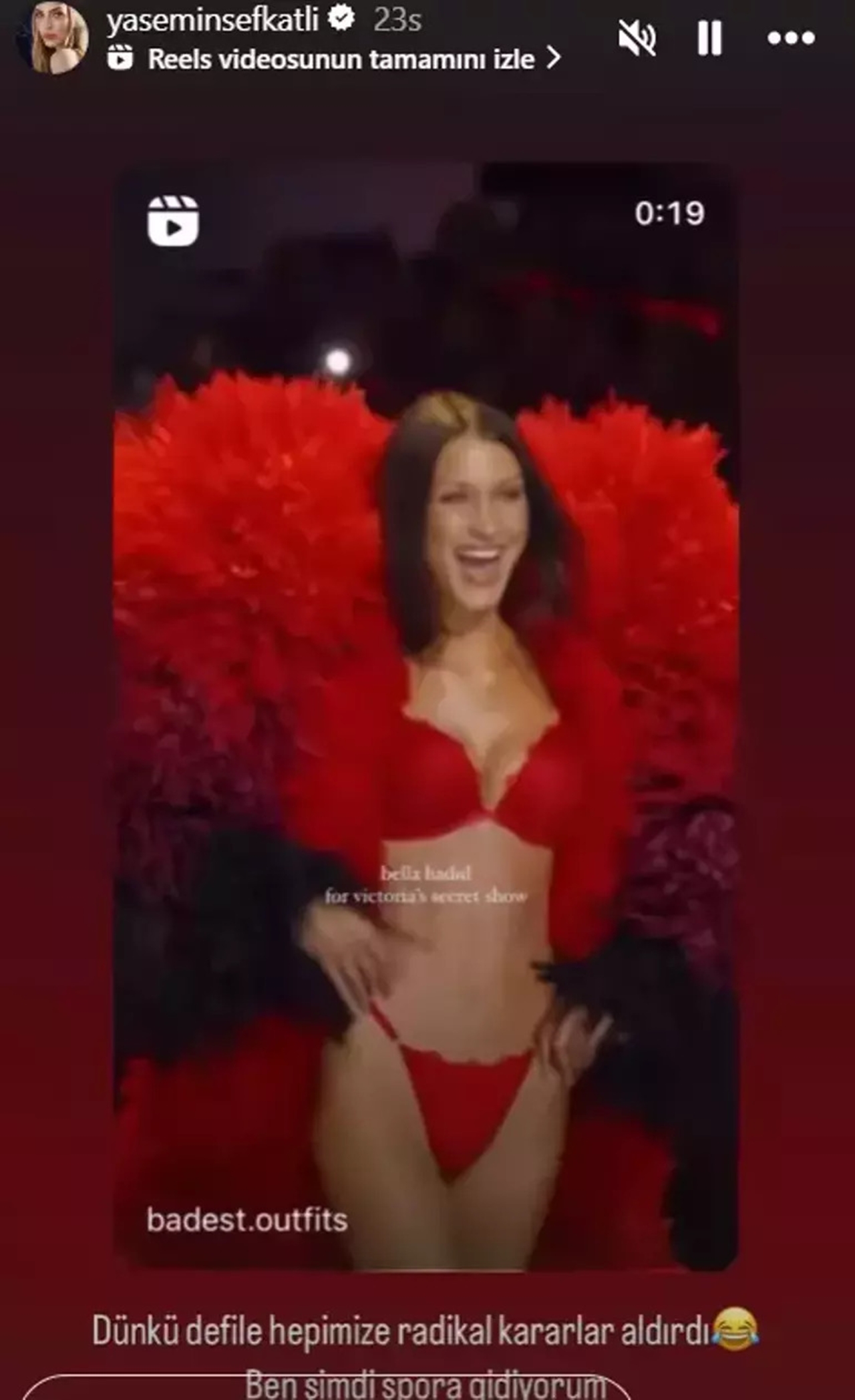 Nurgül Yeşilçay'dan Victoria’s Secret'a Esprili gönderme