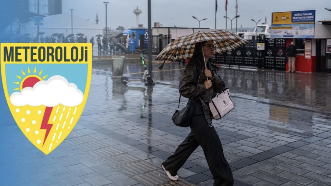 Türkiye'yi Bekleyen yoğun yağışlar: Turuncu ve Sarı kodlu uyarılar