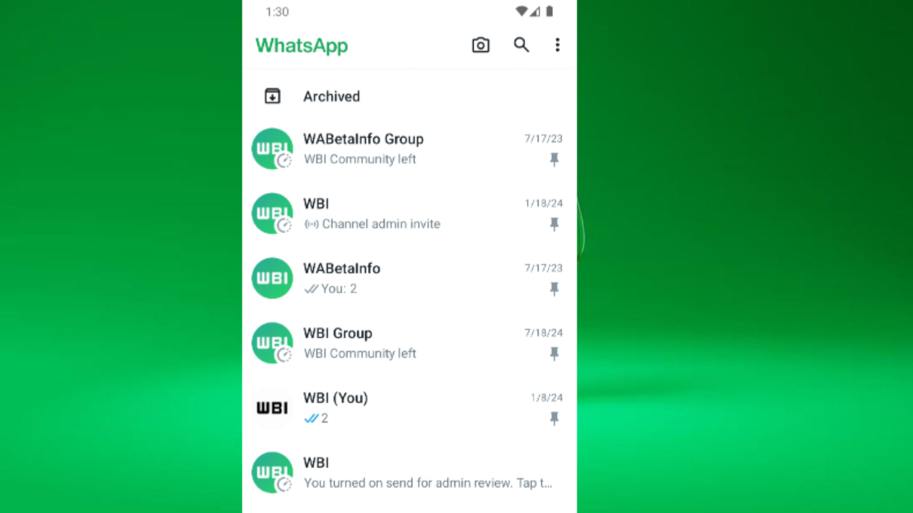 WhatsApp’a Yeni özellik: Sohbetleri rozetlerle yönet